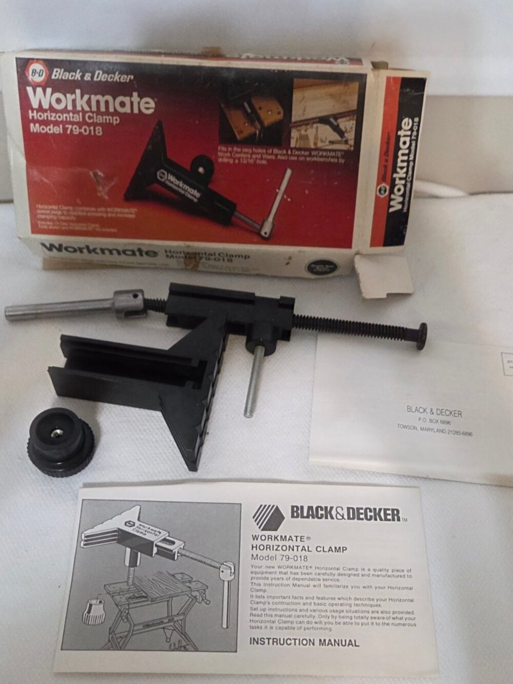 Black & Decker Workmate Horizontal Clamp Model 79-018
